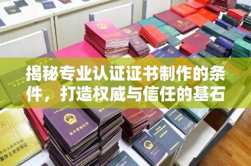 苏州揭秘专业认证证书制作的条件，打造权威与信任的基石