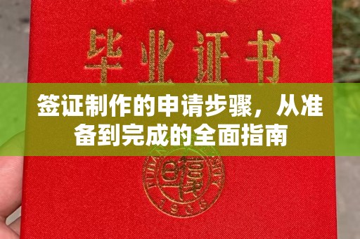 苏州签证制作的申请步骤，从准备到完成的全面指南