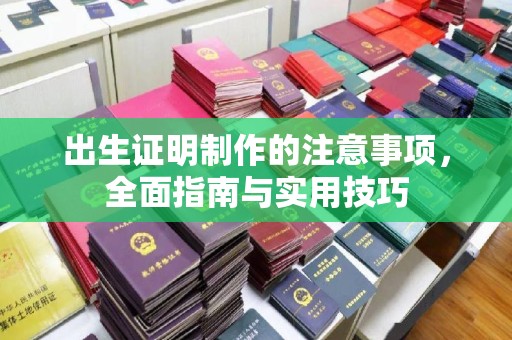 苏州出生证明制作的注意事项，全面指南与实用技巧
